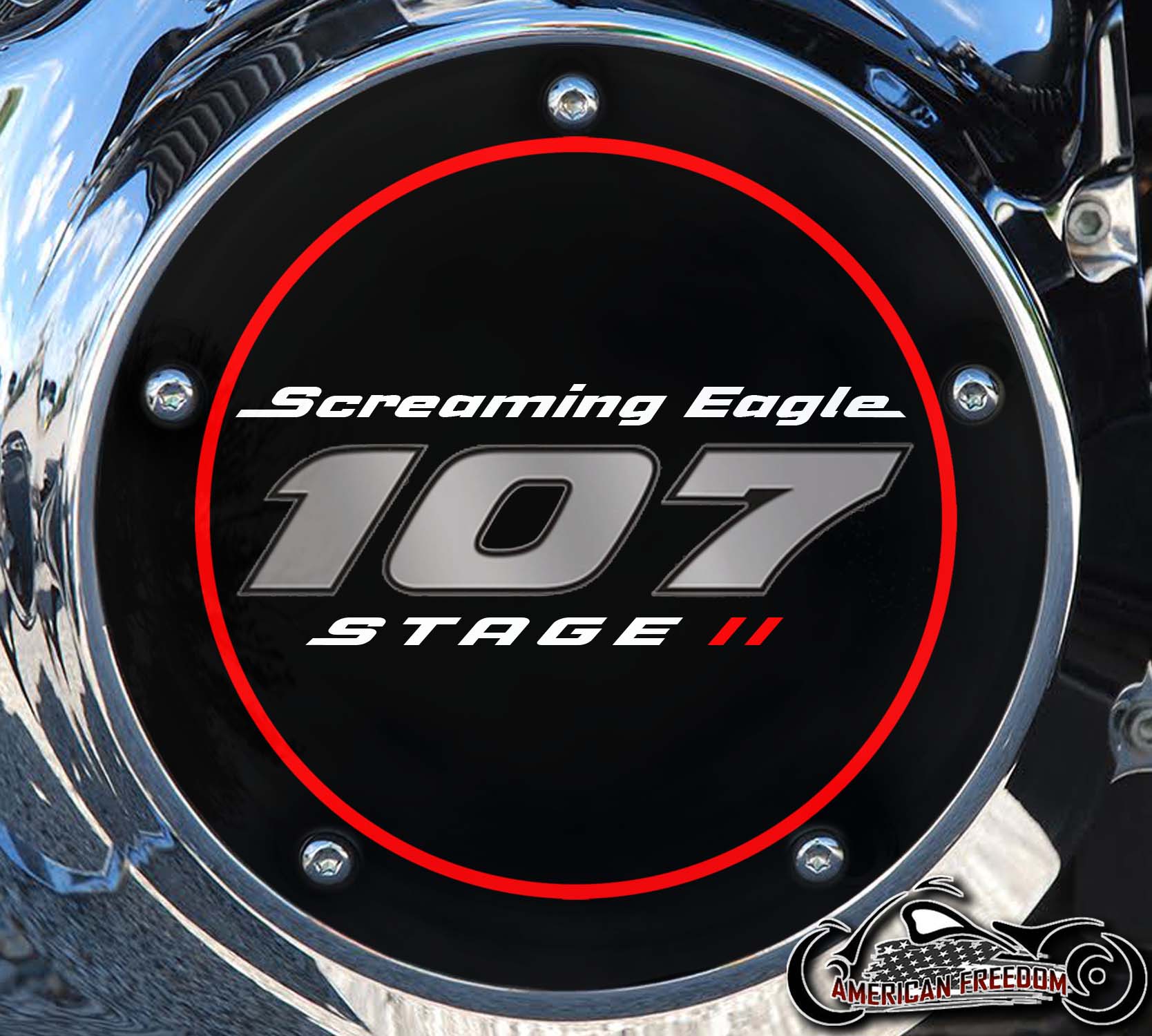 Screaming Eagle Stage II 107 Derby cover OL